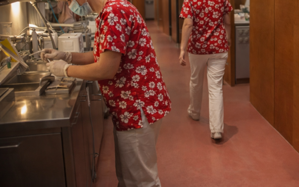 Störfeldern und beherdeten Zähnen